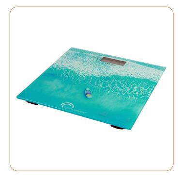 Електронні ваги для ванної кімнати, дизайн 'Sea Blue', 180 кг/100 г Sea Blue, 8331