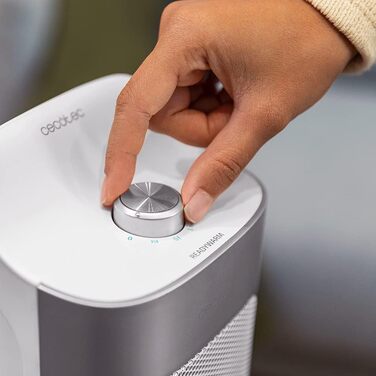 Керамичний обігрівач Cecotec Ready Warm 10100 Smart Ceramic: 2200W, LED, 3 режими, термостат, захист від перекидання та перегріву, осциляція, білий