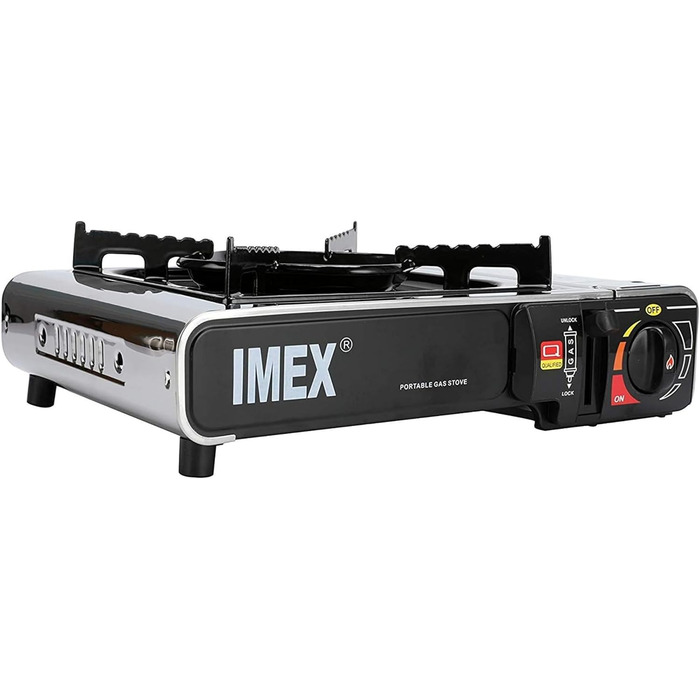 IMEX Camping: Газовий набір для приготування їжі з 16 балончиками в кейсі – ідеальний для кемпінгу, пікніків, барбекю та подорожей на природу