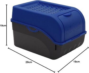 ARTECSIS Коробка для зберігання картоплі, білий колір, набір 2 шт. | Організатор для овочів з кришкою, 4 кг, з наліпками