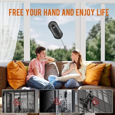 Робот для миття вікон Oamger 5600Pa з подвійним розпиленням, пультом керування та системою розумної навігації | Для внутрішніх та зовнішніх вікон