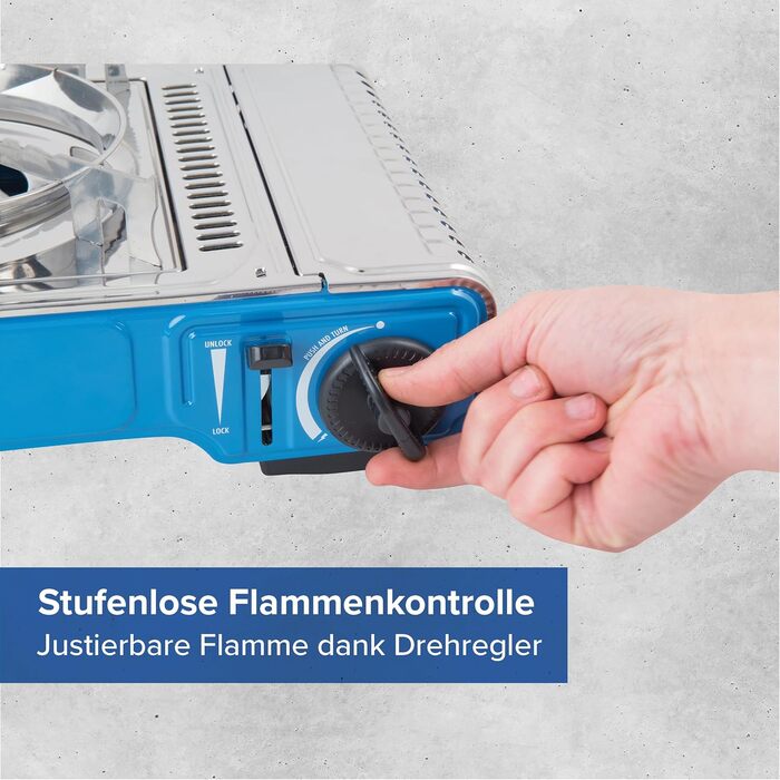 Газовий набір для кемпінгу Campingaz Camp'Bistro з 1 пальником, 2200 Вт, у кейсі