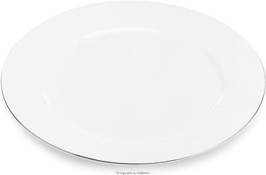 Набір обіднього сервізу MUSCARI на 12 персон 60 шт білий з платиновим обідком