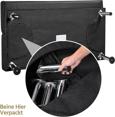 Диван-ліжко Yaheetech на 3 особи з функцією сну, диван-кровать, софа-ліжко, білий, до 350 кг