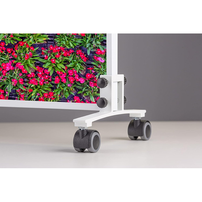 Інфрачервовий обігрівач Könighaus Standgerät - att: Економія енергії, швидкий нагрів (2 хвилини), термостат, мобільний, з дизайном (1200 Вт, квіти)