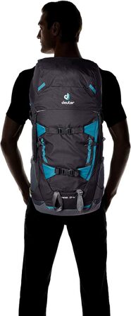 Рюкзак deuter Unisex Rise 34 (1 упаковка) (72 x 28 x 33 см, 348 л, чорно-графітовий)