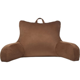 Підстилка для ліжка Klear Vu Velours з подушкою для підтримки спини, кишеню та ручка, Коко Браун