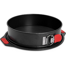 Форма для випічки Woll Springform Ø 26 см - висувна, без PFAS, з антипригарним покриттям та силіконовими ручками, придатна для духовки та мийки, діаметр 26 см, висота 7 см