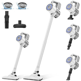 Верслиф S6PRO акумуляторний бездротовий пилосос, електричний, 30 кПа, HEPA-фільтр, 30 хвилин роботи, для підлоги та шерсті тварин Верслиф S6PRO акумуляторний бездротовий пилосос, електричний, 30 кПа, HEPA-фільтр, 30 хвилин роботи, для підлоги та шерсті тварин