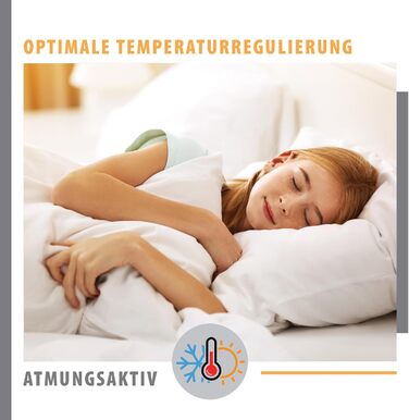 Ковдра Bettdecke 140x200: тепла, м'яка ковдра для алергіків, з екологічною сертифікацією Oeko-Tex, придатна для прання