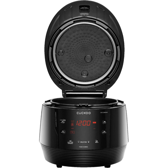Мультиварка CUCKOO CMC-QAB549S Premium 8-в-1 ICOOK Q5 чорного кольору, 10 режимів