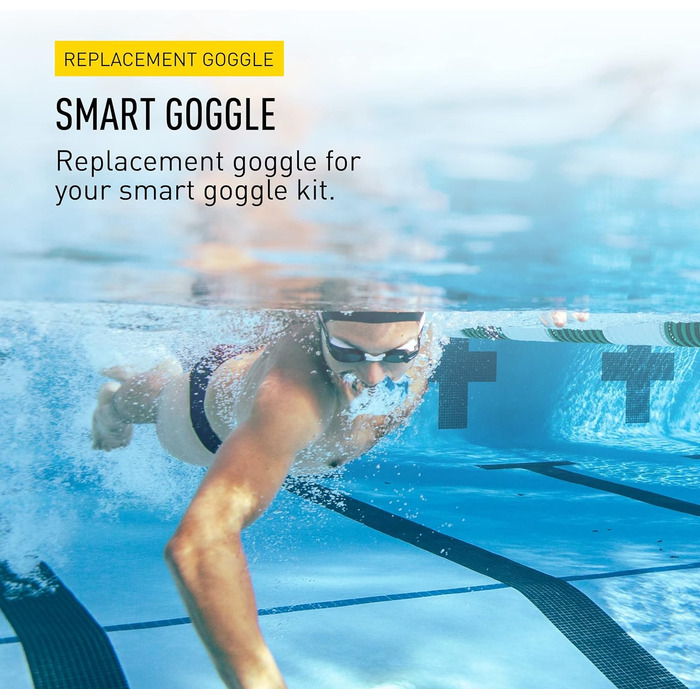 Змінні окуляри для плавання Finis Unisex Smart Goggle (1 упаковка) Сині дзеркальні окуляри One size