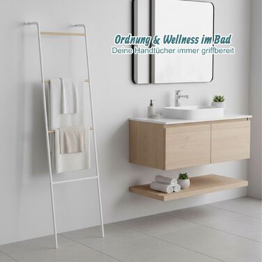 Підставка для рушників Relaxdays, метал, 4 яруси