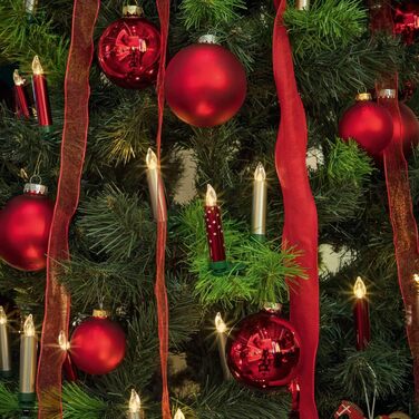 LED-свічки для ялинки Lumix® SuperLight Mini Metallic Gold, 9 см, 12 шт. з пультом керування та батарейками