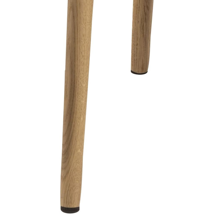 AC Design Furniture Стілець для їдальні Wendy, 57x61x83 см, смарагдовий/дуб, велюр/дуб, 1 шт.