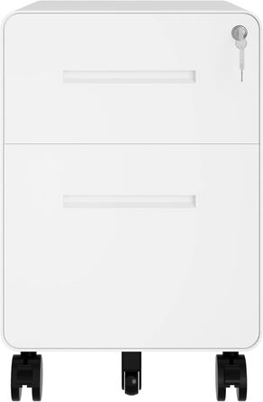 Роликовий контейнер BISLEY EasyRoll з 1 шухлядою та відділенням для документів, 500x400x500 мм (білий)