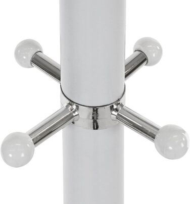 Тектайк Вішалка для одягу з металу, 170 см, стабільна основа, різні кольори (білий) - 401034