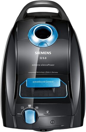 Пилсос Siemens Staubsauger Q5.0 extreme silencePower VSQ5X1230: для алергіків, з високою потужністю та гігієнічним фільтром