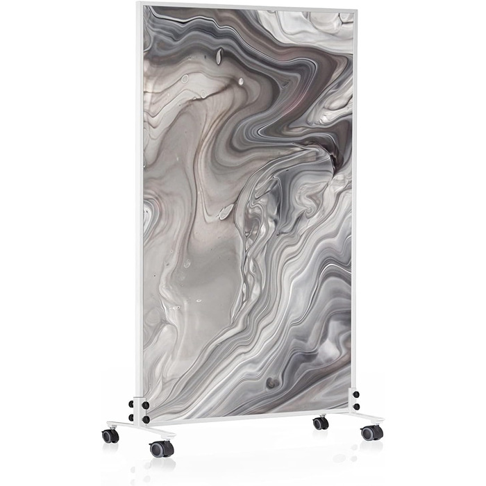 Інфрачервовий обігрівач Könighaus Standgerät 600 Вт - Економний, з термостатом та підставкою - мобільний, з акриловим малюнком