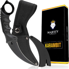Мисливський ніж Majesty Forest Karambit 19 см чорний