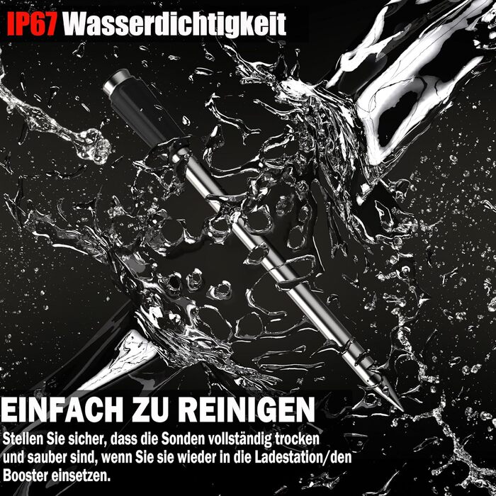 Бездротовий термометр для м'яса з Bluetooth, 150м - розумний термометр для гриля, BBQ, мангалу, духовки, кухні