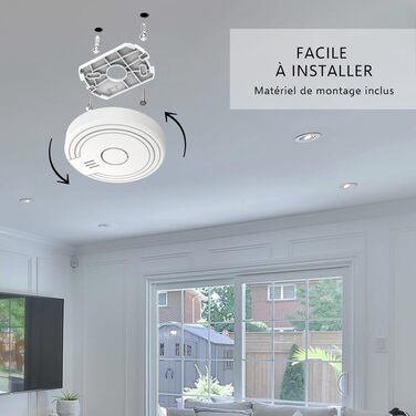 Датчик диму ELRO FS1801 - 10 шт. Відповідає стандарту EN14604