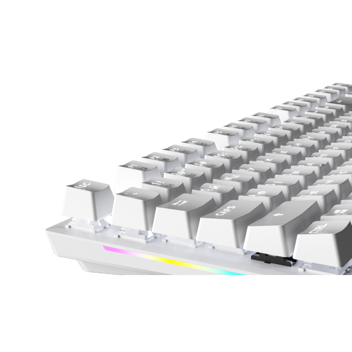 Дротова механічна клавіатура GamePro Genesis Joker (MK124W) 87% Red switches