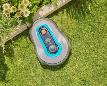 Робот-газонокосачка Gardena Smart Sileno Free Set 600 м²: LONA Intelligence, обрізка по краю, без кабелю, тиха робота, керування через додаток (19921-20)