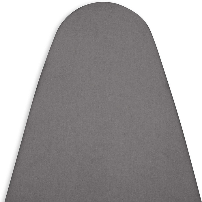 Змінний чохол для столу Encasa Homes з дуже товстою повстяної підкладкою товщиною 4 мм-однотонний бавовна, еластичний, (підходить для широких стандартних дощок розміром 125 х 46 см) Тепловідбиваючий (міні, сірий)