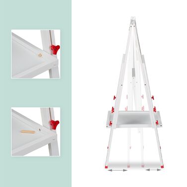 Дитячий столик Relaxdays з дощечкою для малювання