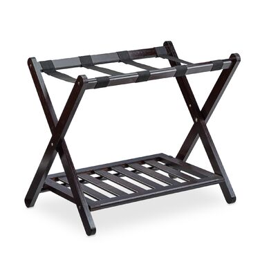 Підставка для валізи Relaxdays, складана, темно-коричнева