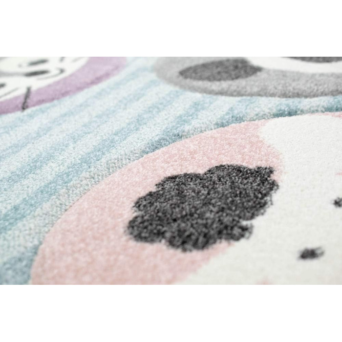 Дитячий килимок Ігровий килимок Дитячий килимок Панда Кролик Жираф Тигр Єнот Баранчик Розмір 160 см Круглий