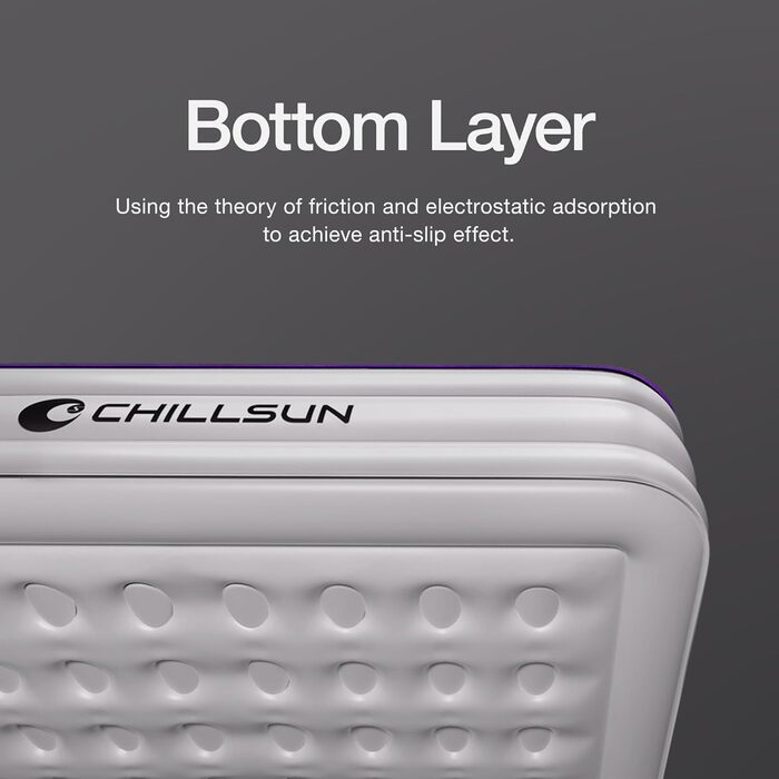 Надувна матрац ChillSun для 1 особи з вбудованим насосом 190x100x40 см - самонадувна кемпінгова матрац для дому, гостей та подорожей