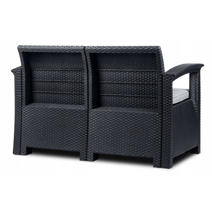 Комплект садових меблів Curver із пластику, сірий, 4 предмети