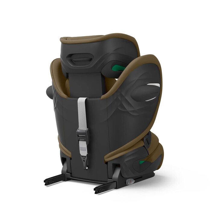 Дитяче автокрісло Cybex Gold Pallas G i-Size, 76-150 см, приблизно від 15 місяців до приблизно 12 років (приблизно від 9 до 50 кг), класичний бежевий і допоміжні засоби для вставки ISOFIX, чорний