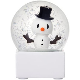 Скандинавський дизайн-Сніговий кугель-arge Snowman Snow Gobe-Газ/ідея подарунка на Різдво- (Сніговик, и)