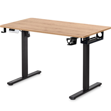 Стіл Mealux PowerDesk Lite Mahogany з електрорегулюванням висоти (арт. EVO-201 Lite Mahogany/B)