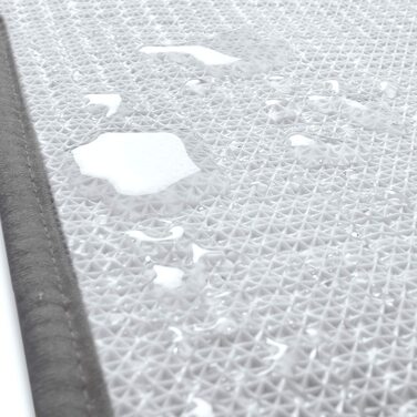 Нековзний килимок для ванної Beautissu 70x100 см-Килимок для ванної кімнати BeauMare WR Chenille, відповідний для підлоги з підігрівом - більш пухнастий