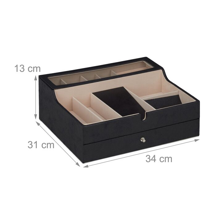 Скринька для прикрас Relaxdays з імітацією шкіри