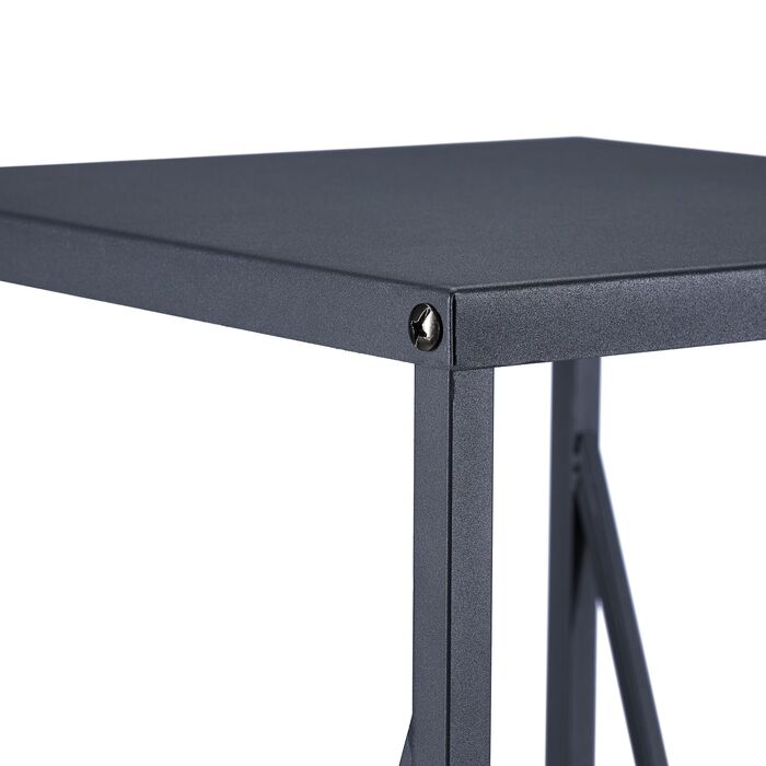 Стильна металева полиця для дров Relaxdays