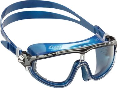 Плавальні окуляри Cressi унісекс Skylight для плавання преміум-класу, 100 захист від ультрафіолету, високоякісні матеріали, Один розмір підходить всім, синій / чорний