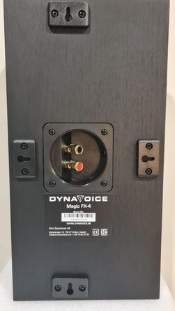 Смугові динаміки DYNAVOICE Magic FX-4, ідеально підходять для Dolby Atmos, чорний (пара), 2-