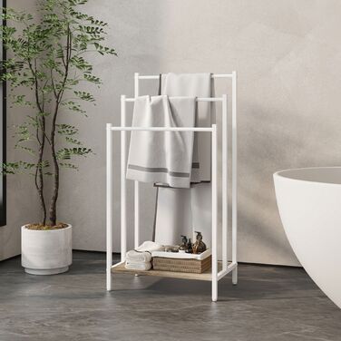 Підставка для рушників з полицею Relaxdays