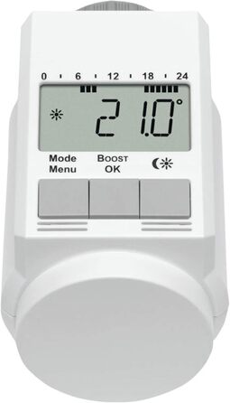 Eqiva Set Model L: Електронний термостат на радіатор (5 шт) з функцією Boost, білий