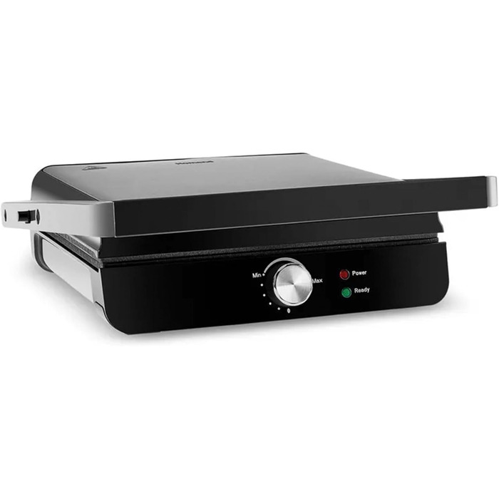 Тостер-контактний гриль Karaca Toastmaster Inox, чорний, 4-х місний, з антипригарним покриттям