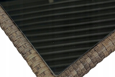 Комплект садових меблів NM-08 MTG, техноротанг, світло-коричневий