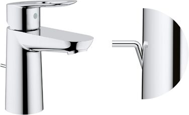 Змішувач для ванної кімнати Grohe BauLoop, водозберігаючий, хром, 23335000
