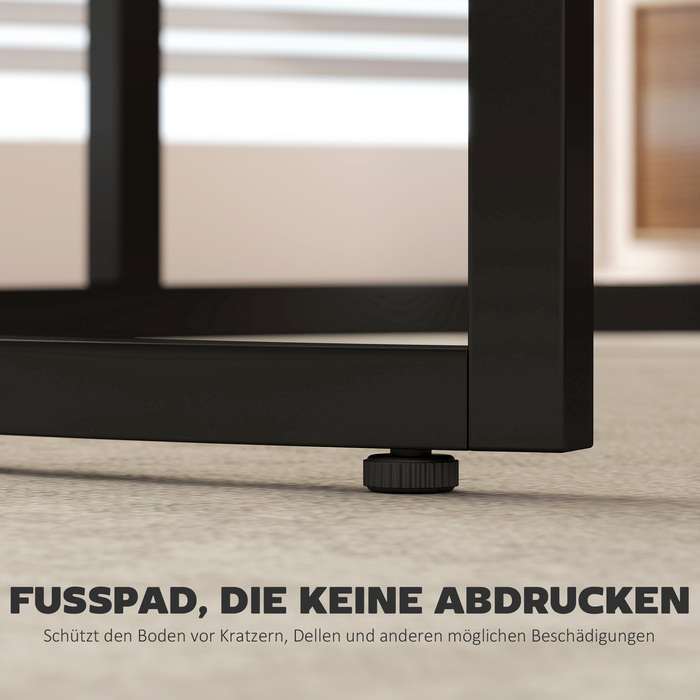 Сучасний комплект з двох журнальних столиків, столики-табуретки зі сталевим каркасом для вітальні, спальні, офісу, сірого кольору