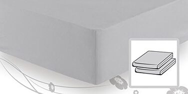 Еластичний трикотажний короб Пружинний лист/Коробка Пружинний лист 140/160x200/220, платина