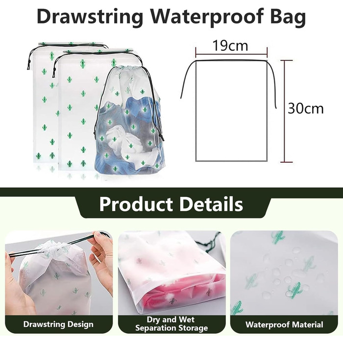 Набір органайзерів для валізи 12 предметів, водонепроникні пакувальні куби для подорожей та зберігання речей, принт леопард